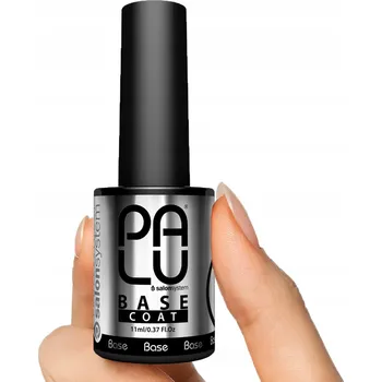 Lak na nehty Palu Base Coat 11g podkladová báze pro hybridní manikúru průhledná samovyrovnávací