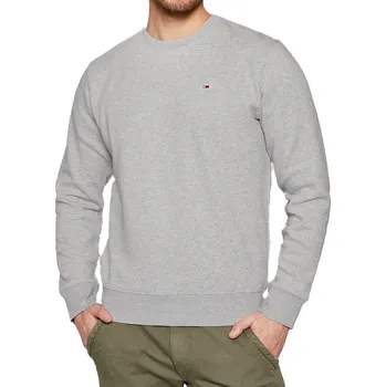 Pánská mikina Tommy Jeans pánská mikina šedá GREY, Velikost XXL