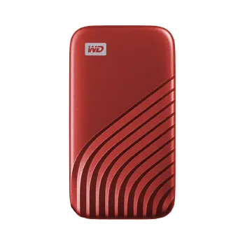 Pevný disk WD My Passport/1TB/SSD/Externí/2.5"/Červená/5R