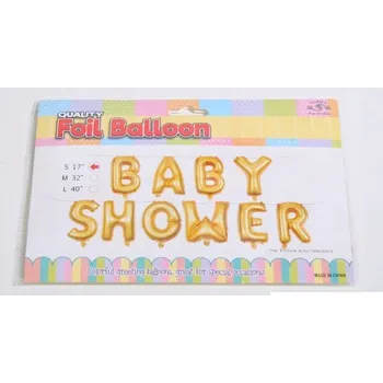 Bezpečnostní kamera Balónky "BABY SHOWER" 43 cm