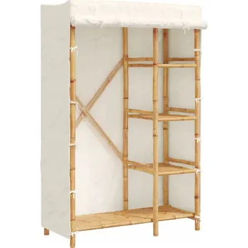 Šatní skříň VidaXL 368043 Skříň 110 x 170 x 45 cm odstíny béžové