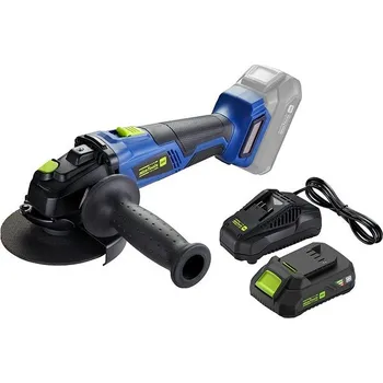 úhlová bruska ALZATOOLS PRO Úhlová bruska AKU 125 mm CBAG20V Brushless BatteryONE (1x2 Ah)