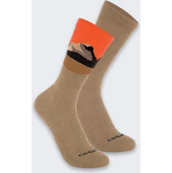 Pánské oblečení Ponožky Carhartt .SC9592-M.AS3.S084 hnědé, velikost 43-46