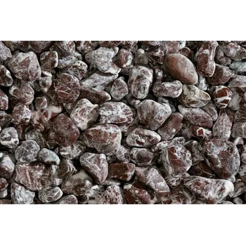 Zahradní dekorace Kamenivo okrasné DEKSTONE Rouge Royal valounky a oblázky 15/25 mm 1 500 kg