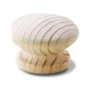 Knopka dřevěná 52 - borovice lakovaná