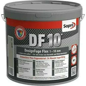 Spárovací hmota Hmota spárovací Sopro DF 10 antracit 5 kg
