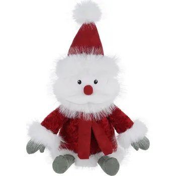 plyšák Plyšová hračka vánoční, Santa Claus, 23 cm