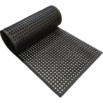 Rohožka Gumová venkovní vstupní rohož s obvodovou hranou FLOMA Dirt Catcher - 10,3 m x 90 cm x 1,2 cm