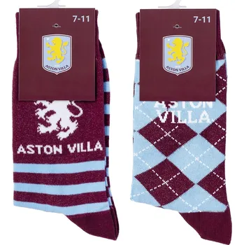 Pánské ponožky Ponožky Team AVFC Claret 5291824 UK 7-11