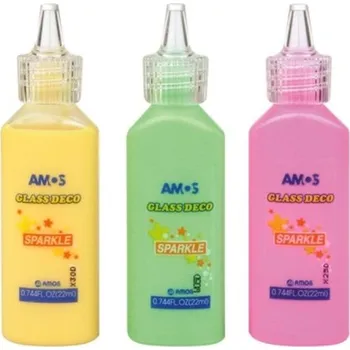 Speciální výtvarná barva Barvy na sklo se třpytkami Sparkle 22 ml