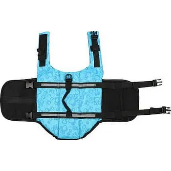Obleček pro psa Merco Dog Swimmer plovací vesta pro psa modrá Velikost oblečení: M