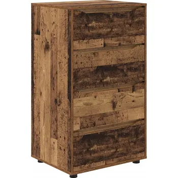 Šatní skříň Úložné skříně 2 ks Staré dřevo 60 x 48 x 105 cm