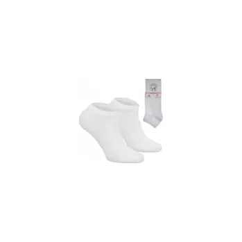 Dámské ponožky Bílé bavlněné Ponožky Kotníkové Ponožky Oskietto pro ženy Polský velikostí 35-37