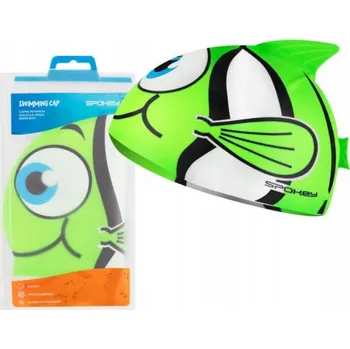 Plavecká čepice Plavecká čepice pro děti Silikonová Spokey zelená