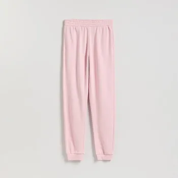 Reserved - Tepláky s dlouhými nohavicemi - pastelově růžová - 902HS-03X - 902HS-03X-L