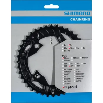 Klika na kolo Shimano FC-M523 převodník kliky 40 zubů (AN / pro kryt řetězu)