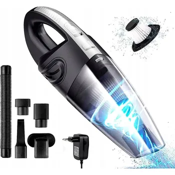 Vysavač RUČNÍ AKUMULÁTOROVÝ VYSAVAČ DO AUTA 120W S HEPA FILTREM - VÝKONNÝ