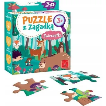 Puzzle Puzzle se zvířátky s hádankou 3+