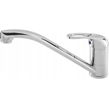 Vodovodní baterie Kuchyňská stojánková baterie DIAMOND Fidži stříbrná