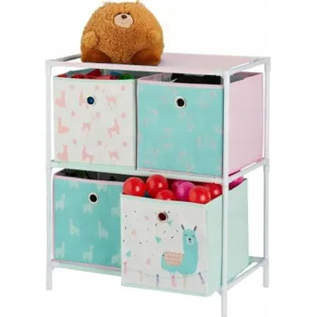 úložný prostor na hračky Regál na hračky Lacarte Lama 4, 53x62,5 cm