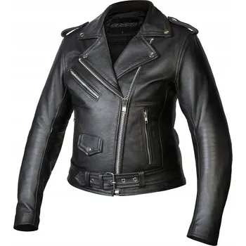 Moto bunda Dámská vel. bunda Ozone Ramones, velikost 5XL, černá