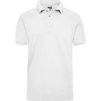 Pánské tričko James&Nicholson Pánská polokošile JN801 White M