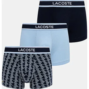 Boxerky Boxerky Lacoste 3-pack 5H4970 modrá 55X, vel. S