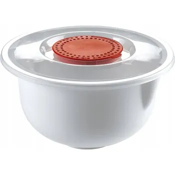 Plastová mísa na šlehání s víkem HEIDRUN protiskluzová