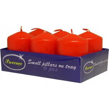 Svíčka Svíčka 5,5cm PROVENCE 6ks červená