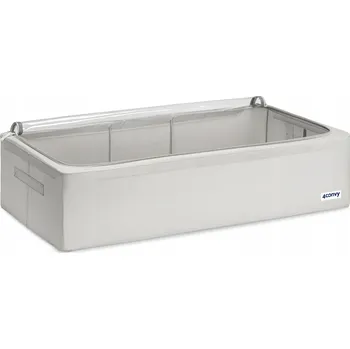 Úložný box Obal taška organizér úložný box pod postel na oblečení povlečení 68L S RÁMEM