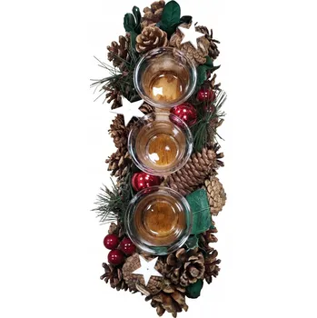 Vánoční dekorace Podlouhlý Vánoční Dekorace na Svátky na Okno nebo Stůl 443/9