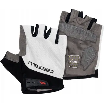 Cyklistické rukavice Rukavice Castelli Entrata V bílé M