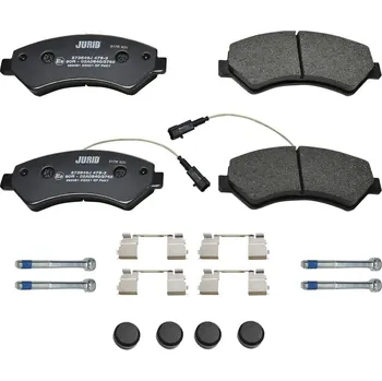 Brzdový systém Sada brzdových destiček, kotoučová brzda JURID 573849J