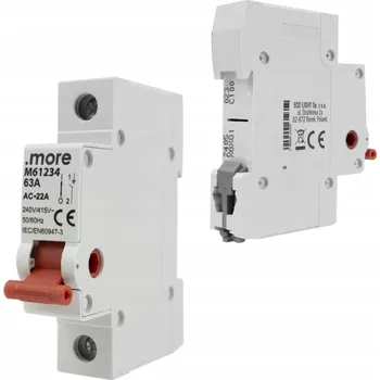 Jistič Odpojovač 1P 63A 240V/415V IP20 na DIN lištu Ecolight