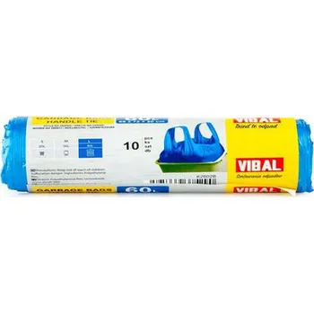 Pytle na odpadky Pytle na odpad s uchy 60l 10ks