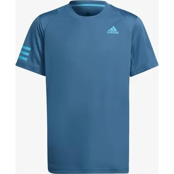Chlapecké oblečení Dětské triko Adidas Jr Club 3-Stripe Tennis|140 L-15