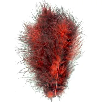 Hends Grizzly Marabou Red Orange