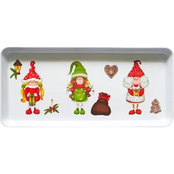 Melaminový servírovací tác TORO 35x16,5cm elfíci