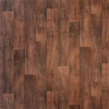 pvc podlaha PVC Podlahová Krytina z Role 3m Vzhled Panelů Tmavé Dřevo Na Míru Domácí