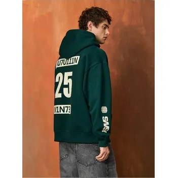 Pánská mikina Sinsay - Mikina s kapucí - zelená - 6062A-67X - 6062A-67X-XL