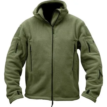 Pánská mikina KOMBAT Mikina FLEECE RECON s kapucí ZELENÁ XL ZELENÁ - OLIV