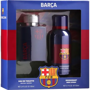 Kosmetická sada FC Barcelona dárková sada M EDT 100 ml + deodorant ve spreji 150 ml