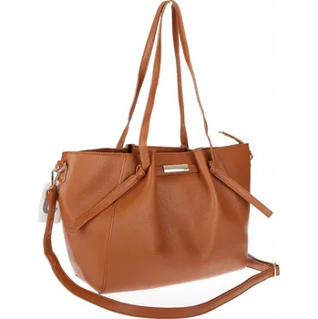 Kabelka Dámská Shopper Kabelka Prostorná Módní Velká Taška Kabelka Přes Rameno 14088 Hnědá
