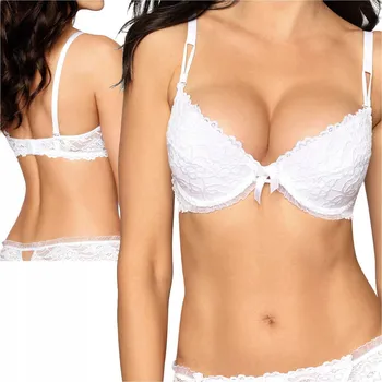 Podprsenka Bílá push-up podprsenka Róża, velikost 85D