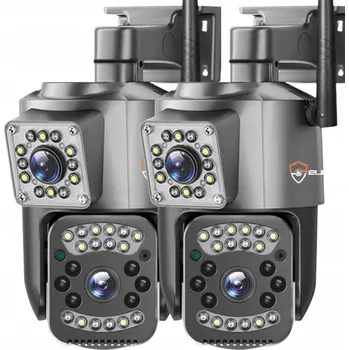 IP kamera Venkovní otočná IP kamera Eurolook 4MP s duálním objektivem a 4G LTE