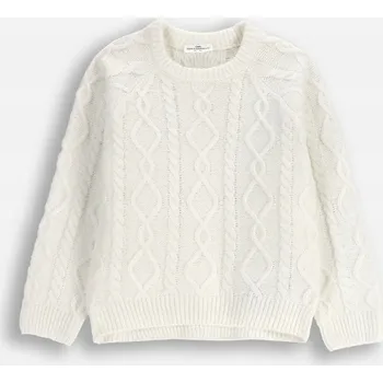 Dámský svetr Dívčí svetr Ecru Svetřík Pletený 110 Coccodrillo ZC5