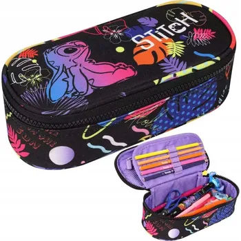 Penál CoolPack Školní penál pouzdro bez vybavení Disney Stitch Stich
