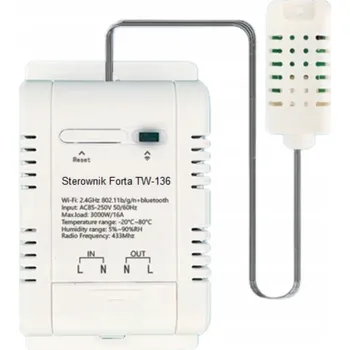 Termostat hygrostat senzor teploty a vlhkosti TUYA WiFi měření spotřeby energie