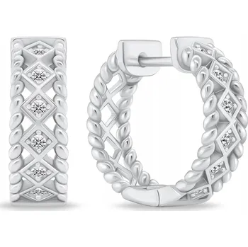 Náušnice Brilio Stříbro Roztomilé stříbrné kulaté náušnice PE046