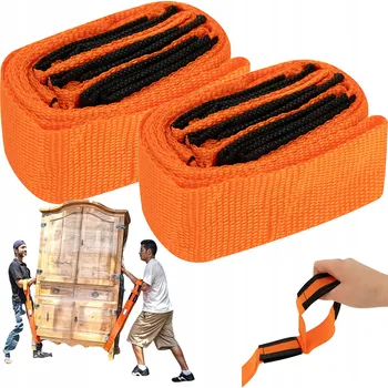 Upínací popruh PASY DO PRZENOSZENIA MEBLI ODOLNÉ POPRUHY / ŠLE DO PŘENÁŠENÍ TĚŽKÝCH PŘEDMĚTŮ X2